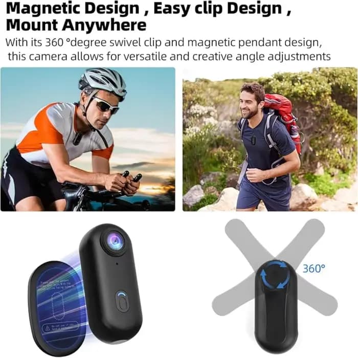 Mini caméra extérieure SKIG 4K FHD 1080P pour casque