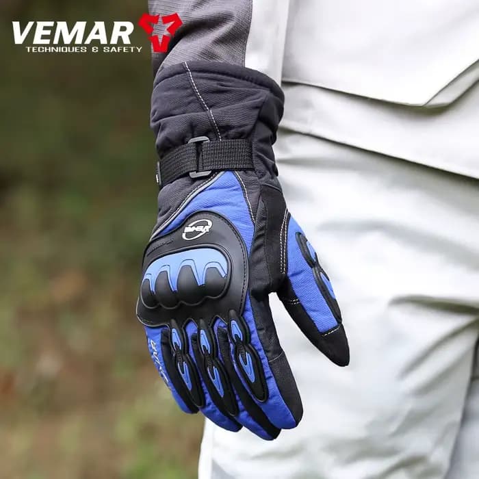 Vemar – gants de moto chauds et épais