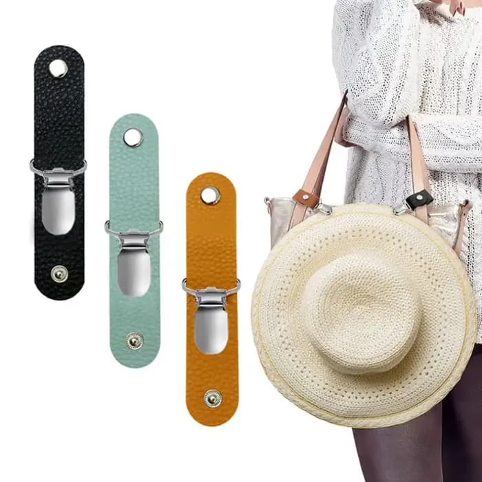 Clip de chapeau de voyage, sac à dos d'extérieur, sac de rangement de bagages, Clip de chapeau multifonctionnel, Clip de chapeau de paille, accessoires de chapeau