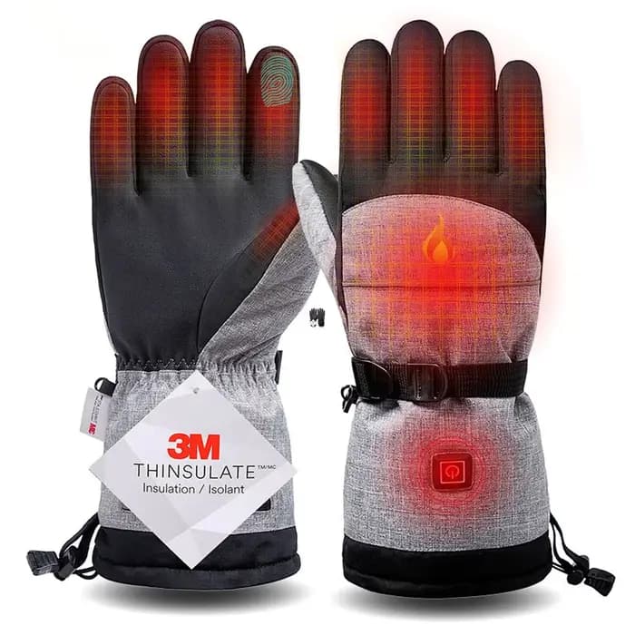 Gants chauffants 3M coton hiver chauffe-mains