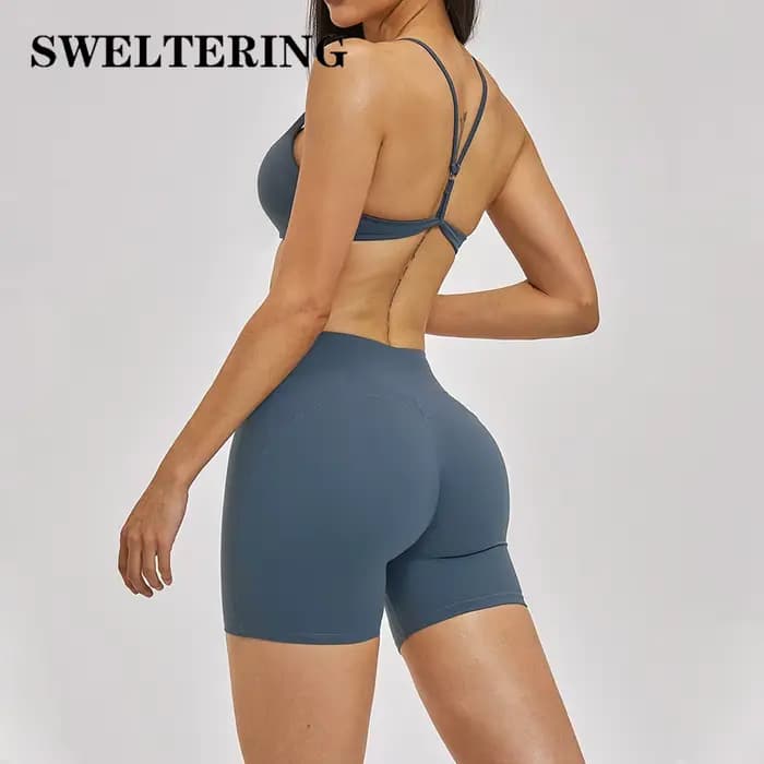 Ensemble de yoga pour femme, survêtement de sport, vêtements de fitness, legging taille haute, tenue d'entraînement athlétique