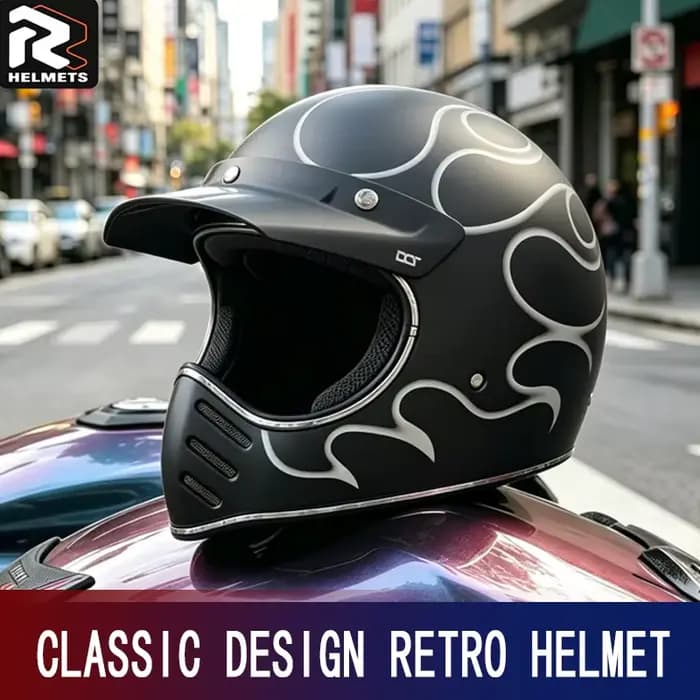 Casque de moto, casque cross-country