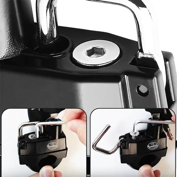Serrure antivol pour casque de moto