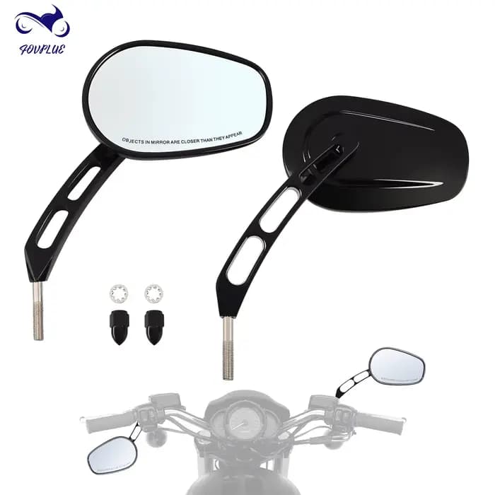 Rétroviseur latéral pour Harley Touring Road King XL 883 Sportster Fatboy ocia FXDF FLSTF Softail Hurcycles