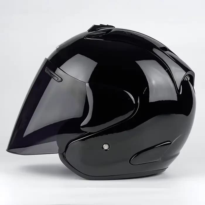 SZ Ram3 demi-casque noir brillant hommes et femmes moto tout-terrain été course Casque de sécurité