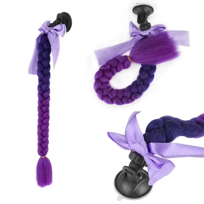 Tresses Synthétiques Créatives pour Casque
