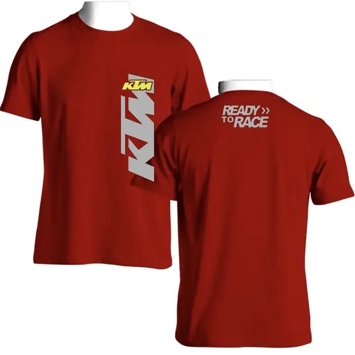 T-shirt de moto imprimé KTM Racing Team