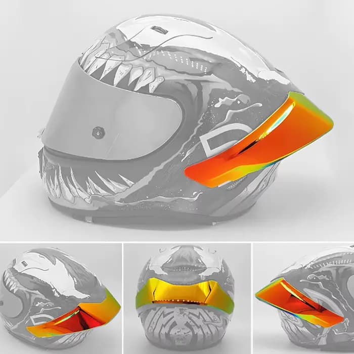 Becquet de casque de moto
