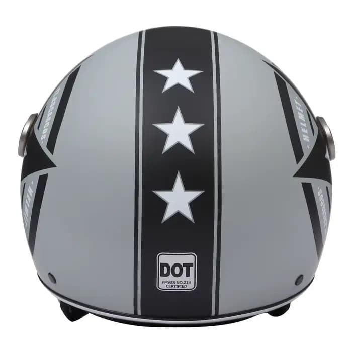 Casque de Moto Jet Vintage
