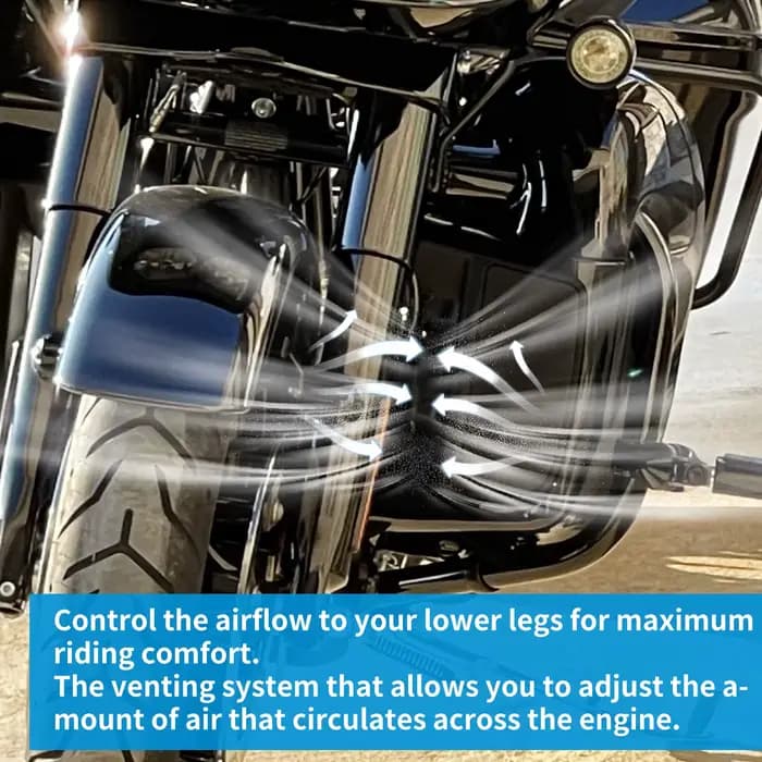 Ensemble de boîtes de rangement ventilées pour moto