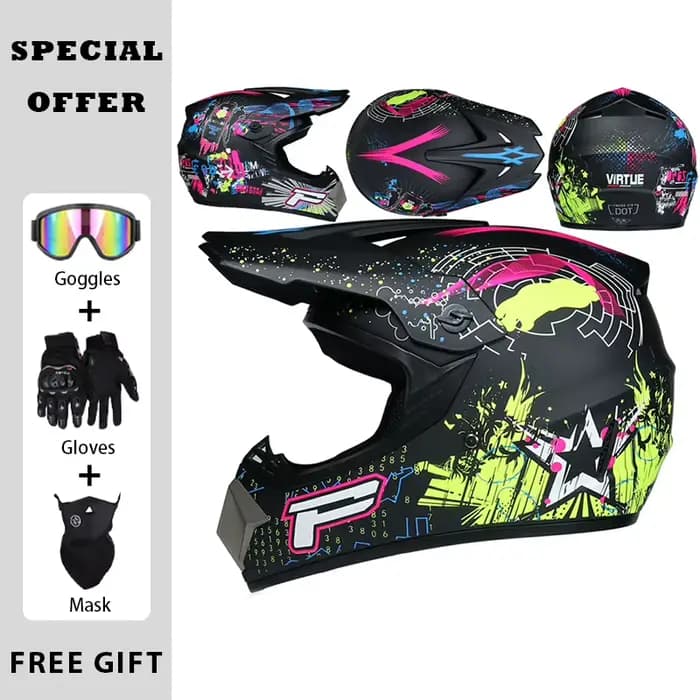 Casques de motocross Casque tout-terrain Dirt Bike Downhill AM DH Cross