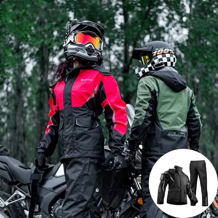 Imperméable d'extérieur imperméable pour moto pour homme
