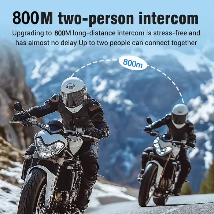 Interphone Bluetooth pour casque de moto