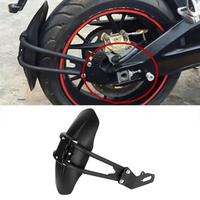 Garde-boue arrière modifié pour moto