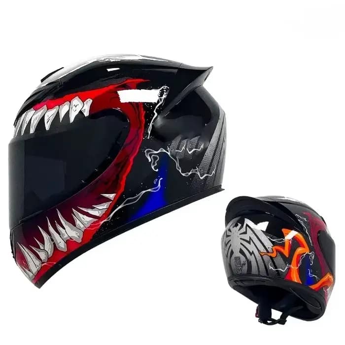 Casque de moto intégral unisexe