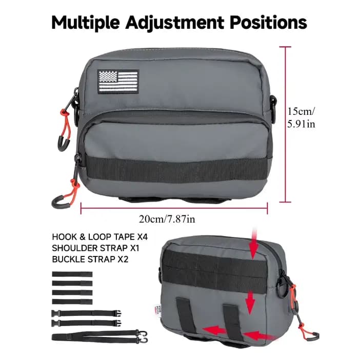Sacoche universelle pour guidon de moto