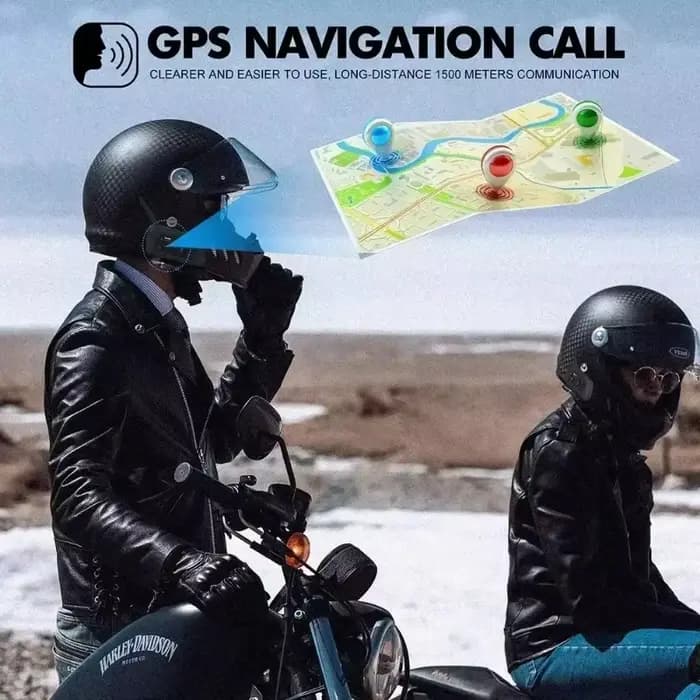 Casque de moto universel avec intercom Bluetooth