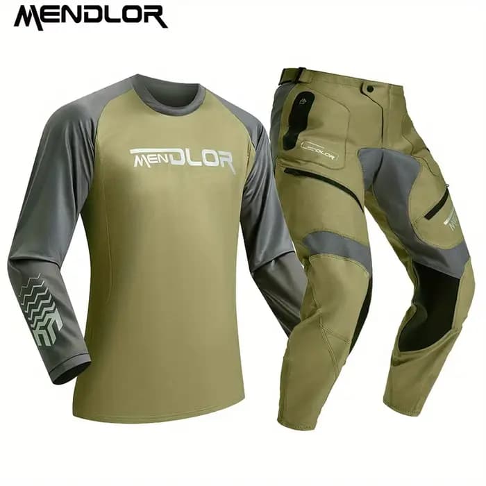 Ensemble de pantalons tricotés MENDLOR Mx 2024 pour moto tout-terrain