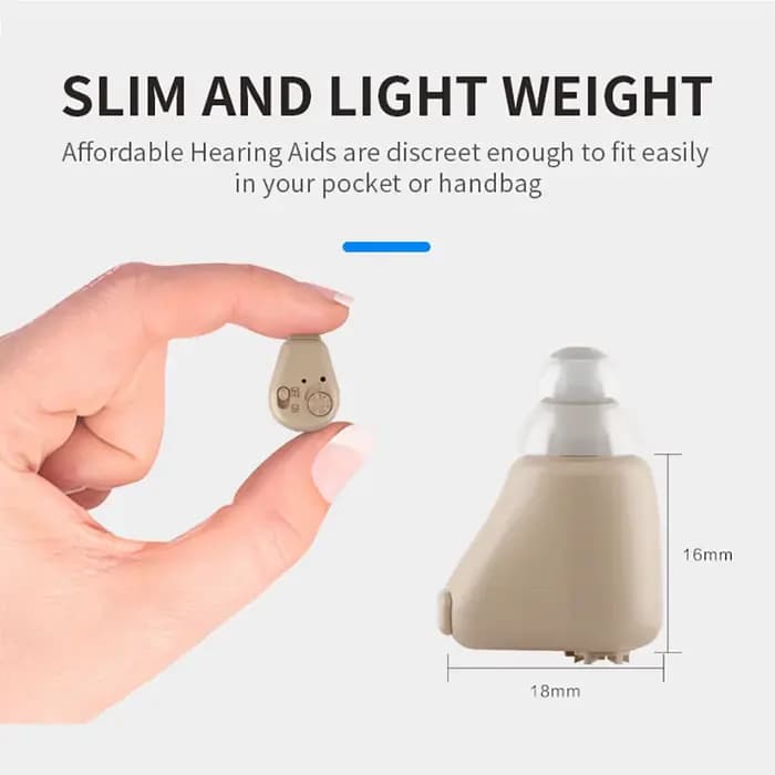 Mini amplificateur de son intra-auriculaire Rechargeable, casque sans fil, dispositif d'aide auditive avec batterie, outil de combiné pour sourds