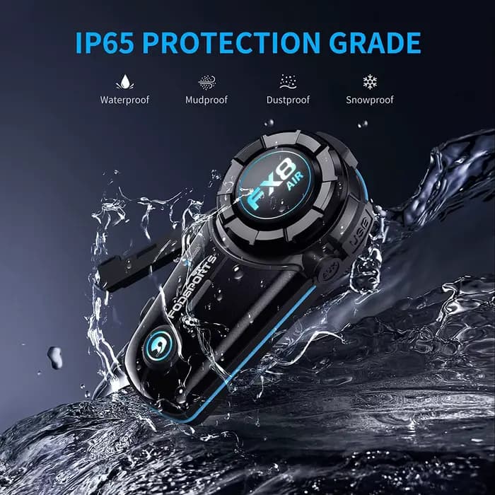 Fodsports-Oreillette Bluetooth FX8 pour moto