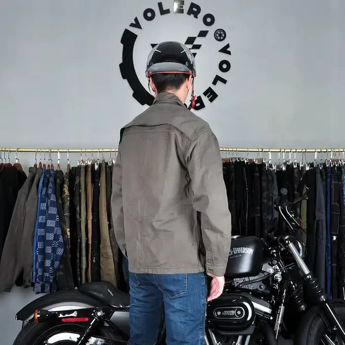 Veste de moto rétro pour homme
