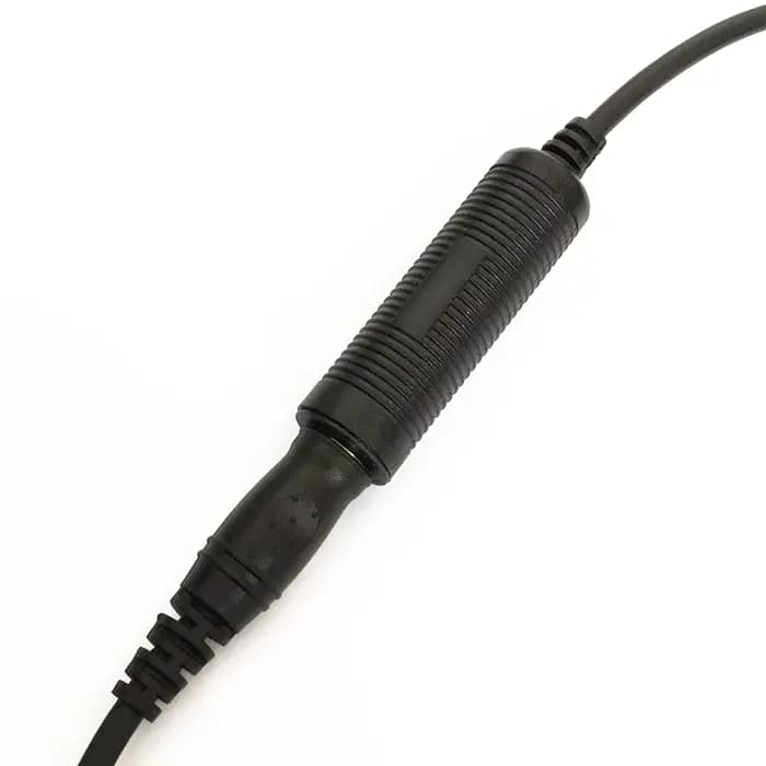 Adaptateur PTT amplifié à faible impédance pour microphone dynamique casque Peltor Comtac III et MSA Sordin