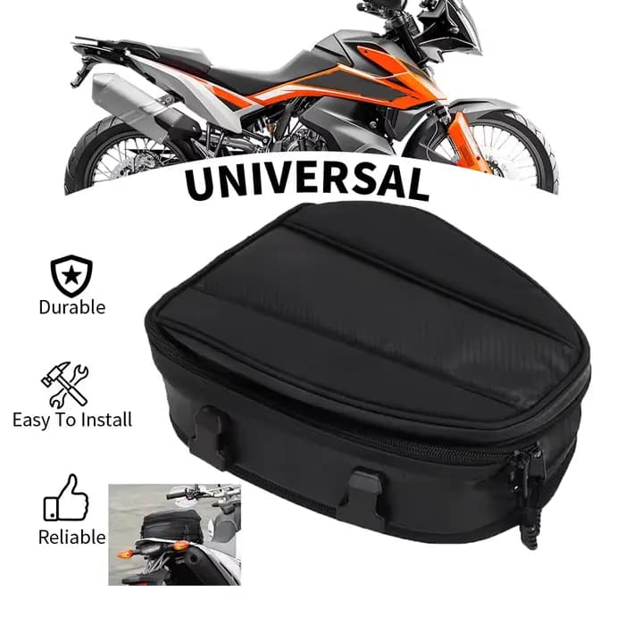 Sacs de selle arrière étanches pour motos