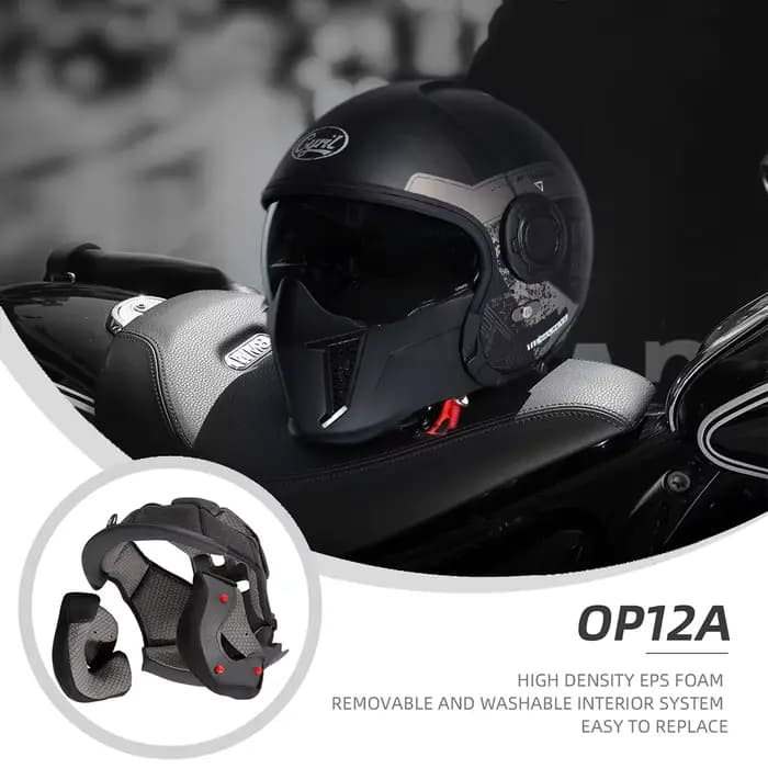 Casque de Moto modulaire