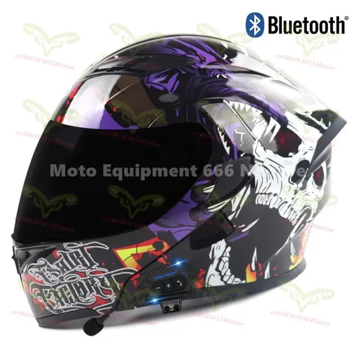 Casque de moto étanche approuvé par le DOT pour hommes et femmes