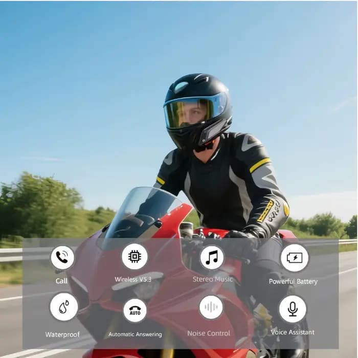 BT 5.3 Moto casque