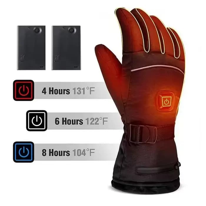 Gants chauffants électriques pour moto