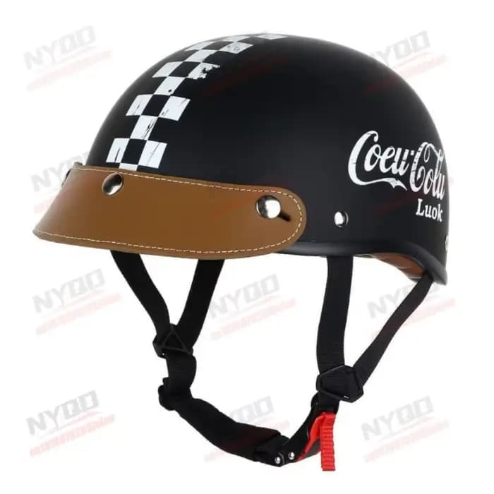 Casque de moto rétro pour homme et femme