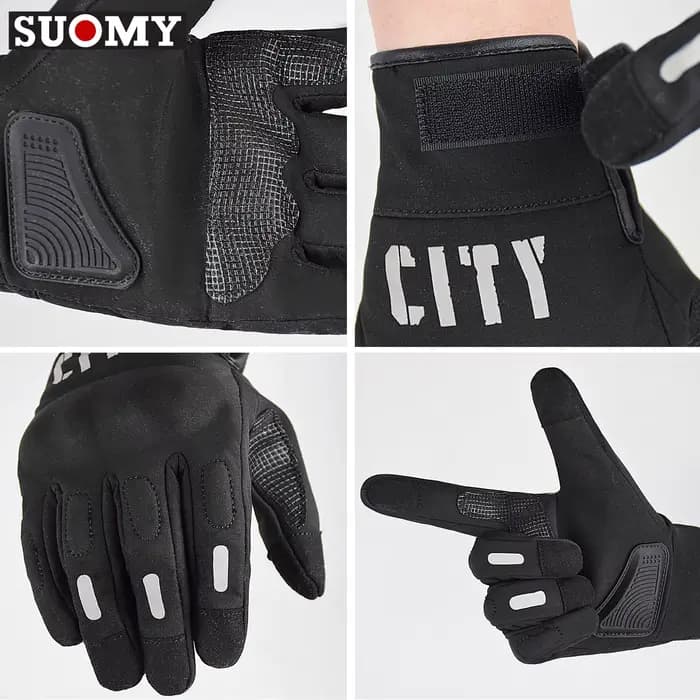 Gants de moto d'équitation de ville pour hommes et femmes