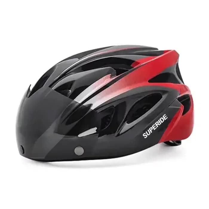 VICTGOAL Herren Fahrrad Helm Rückleuchte Magnetische Brille UV400 Linse Sonnenblende