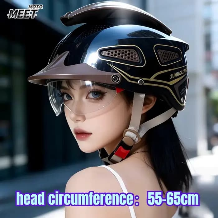 Casque de moto, scooter électrique