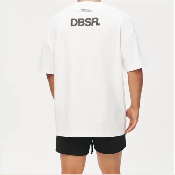 Combinaison de fitness pour homme avec physique musculaire, T-shirt à manches courtes, respirant et ample, runnin décontracté, printemps et été