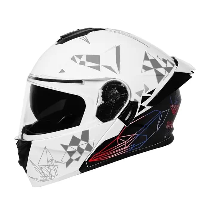 Casque de moto tout-terrain personnalisé avec double lentilles élégantes pour les deux genre