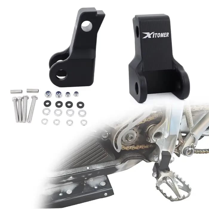 Supports de fixation avant en aluminium pour repose-pieds de moto électrique tout-terrain
