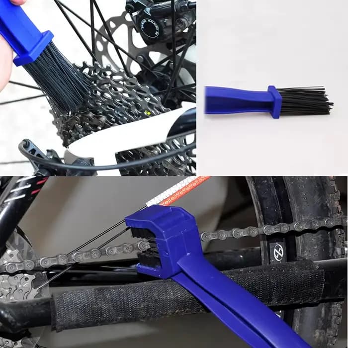 Brosse de nettoyage de chaîne électrique pour moto et scooter – Outil portable universel pour l'entretien