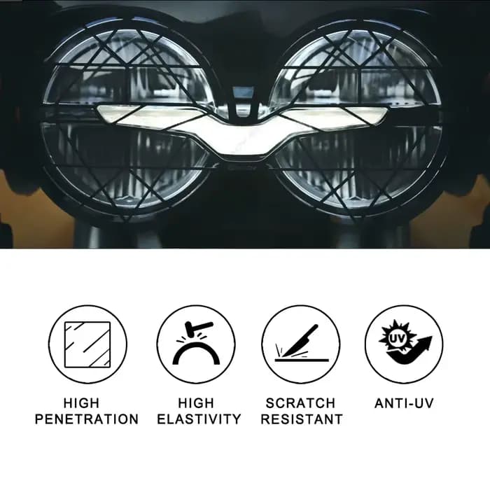Kit de protection de phare de moto