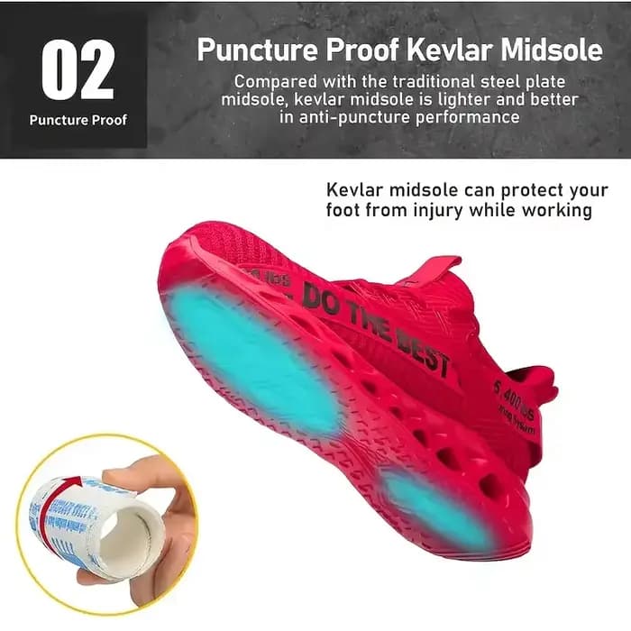 Bottes minières de protection de sécurité pour hommes, chaussures de sécurité à bout en acier, fonction Anti-écrasement et Anti-perforation, chaussures de travail multicolores à la mode