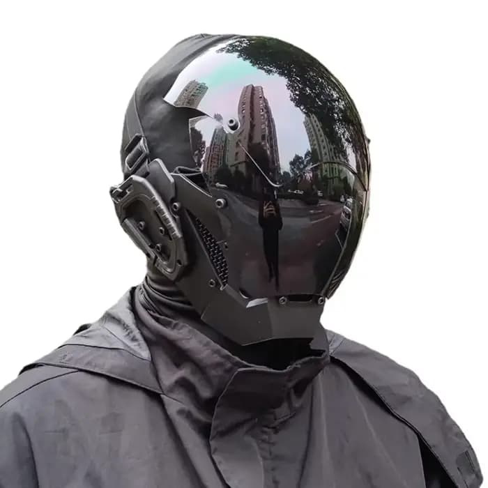 Masque Cyberpunk Led pour Festival de cheveux