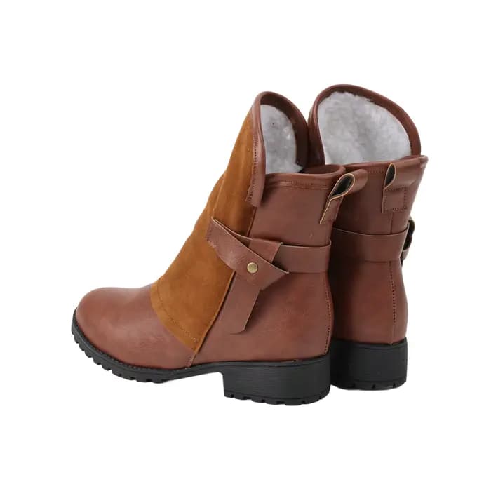 Bottines courtes de moto rétro pour femmes