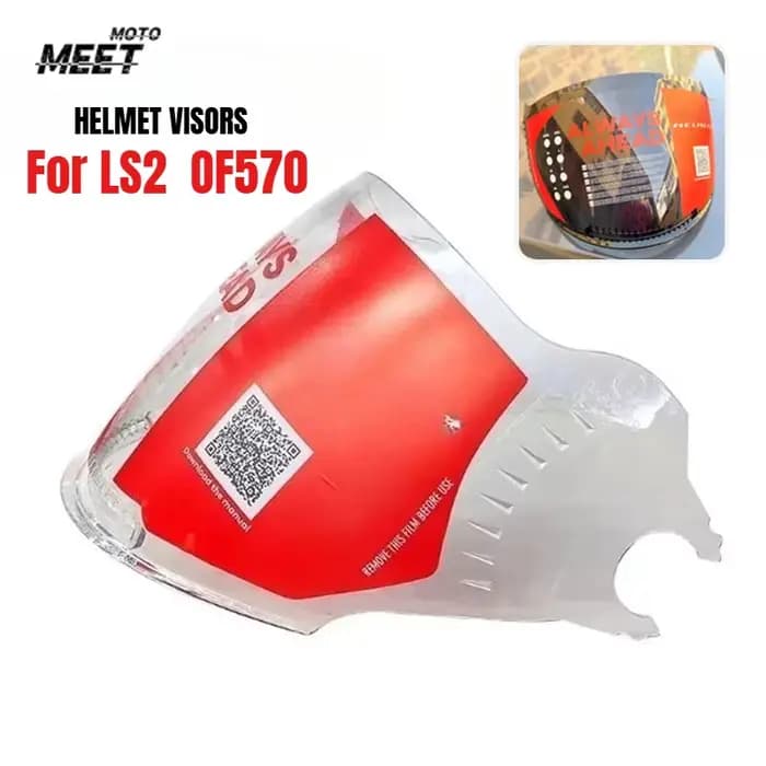 Visières de casque pour LS2 VERSO OF570 – Lentille de visière pour demi-casque moto rétro – RIDE SAFE