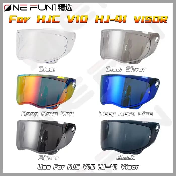 Visière de casque V10, pour casques de moto HJC V10 HJ-41