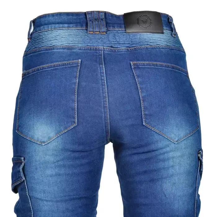 Nouveau pantalon de Motocross Double fermeture éclair Style métal Moto hommes pour femme jean d'équitation en plein air