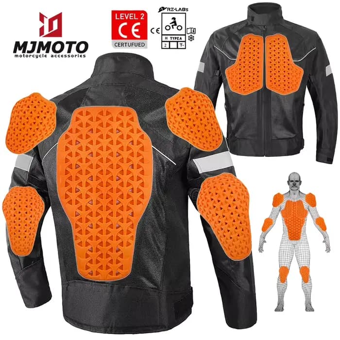 Coussinets de protection pour veste de moto