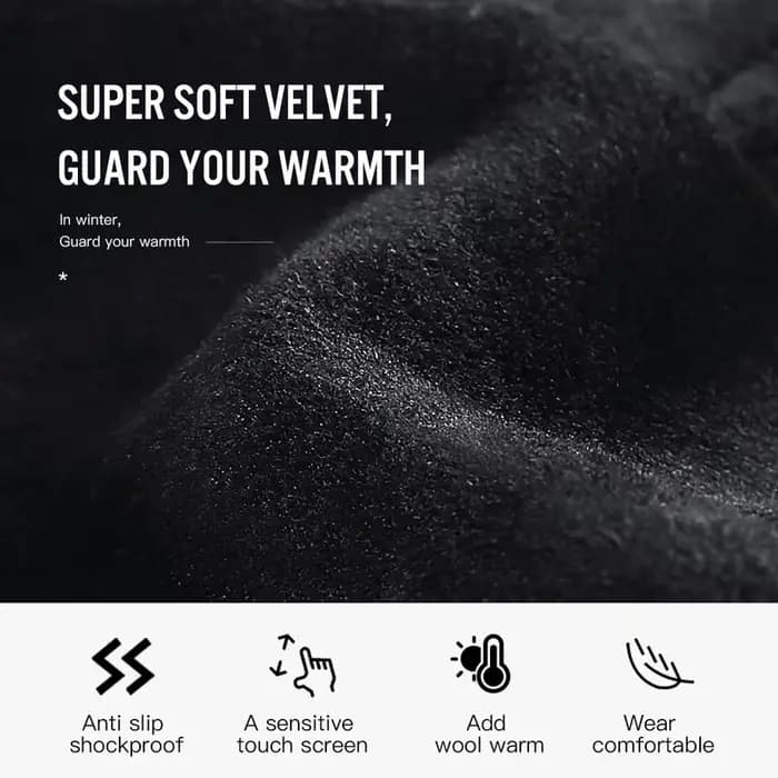 Gants de cyclisme d'hiver pour hommes et femmes