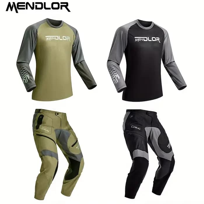 Ensemble de pantalons tricotés MENDLOR Mx 2024 pour moto tout-terrain