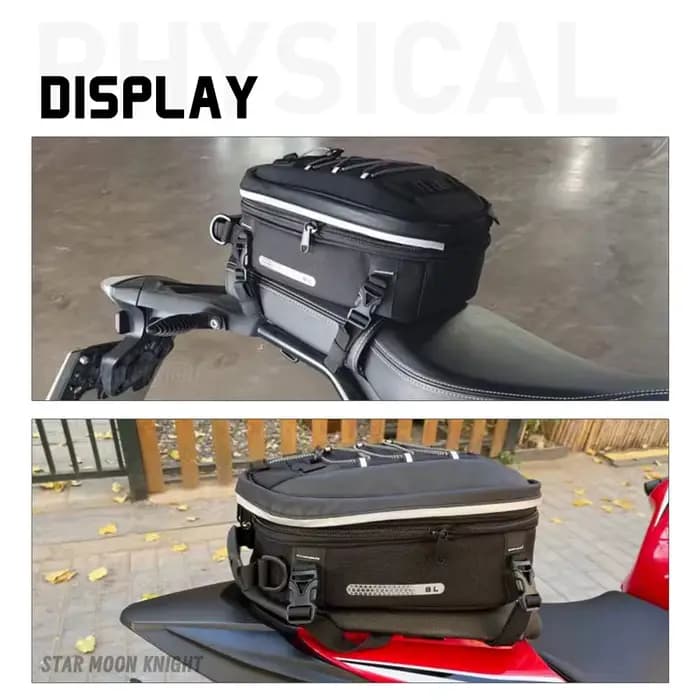 Sacoche de selle arrière pour moto 8L